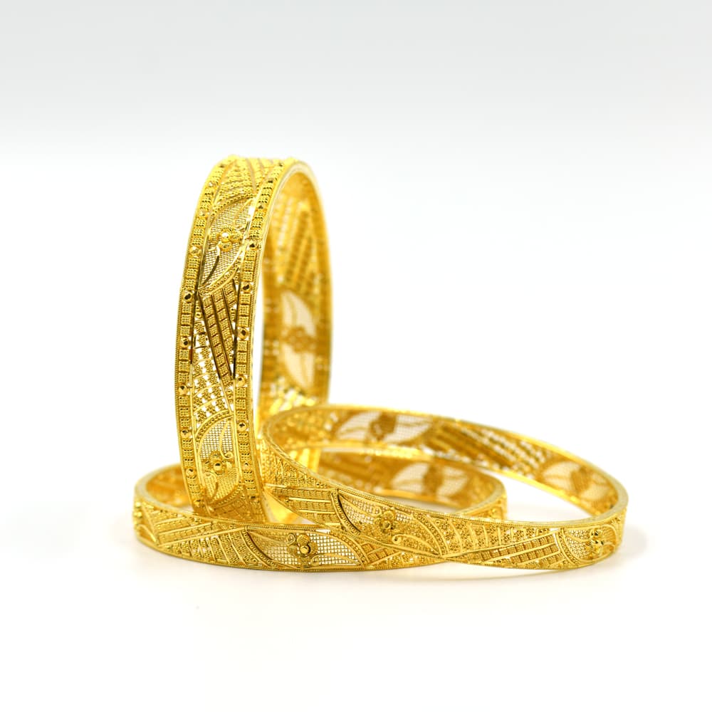 classic gold bangle set